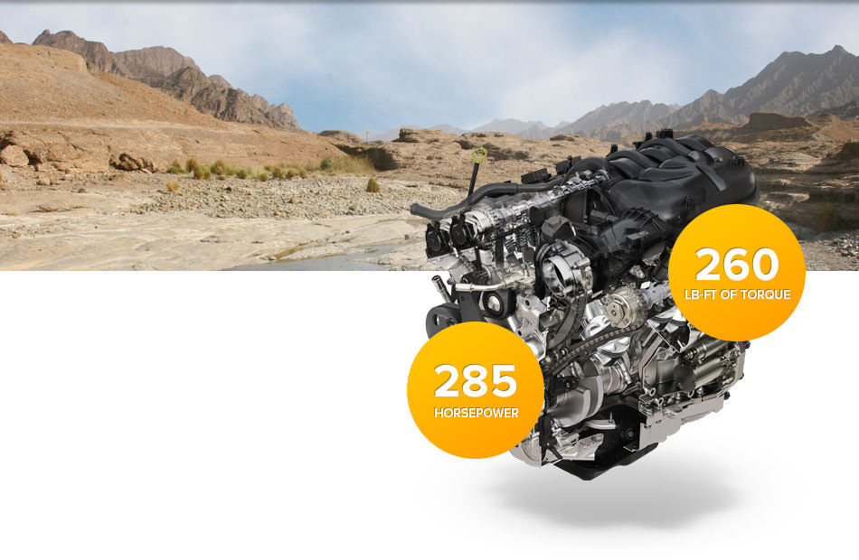 Motor del Jeep Wrangler 2014