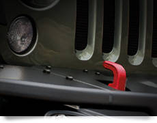Ganchos de remolque del Jeep Wrangler 2015