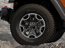 Ruedas del Jeep Wrangler Hard Rock 2015