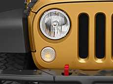 Parrilla frontal del Jeep Rubicon X 2014