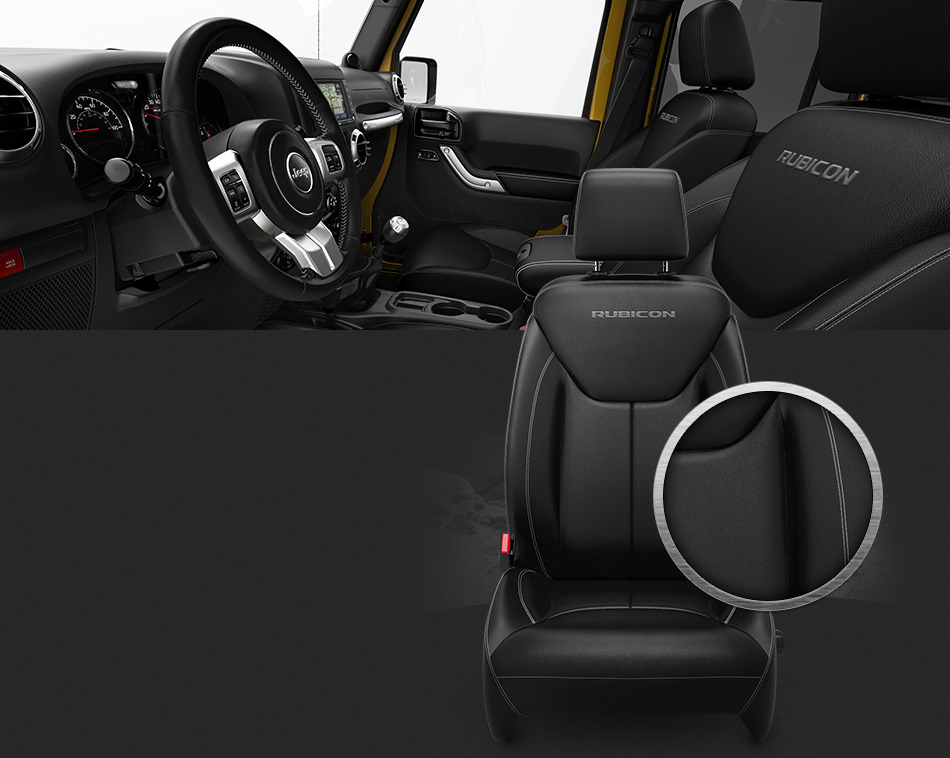 comodidad interior de Jeep Rubicon X 2014