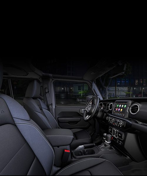 Jeep wrangler интерьер